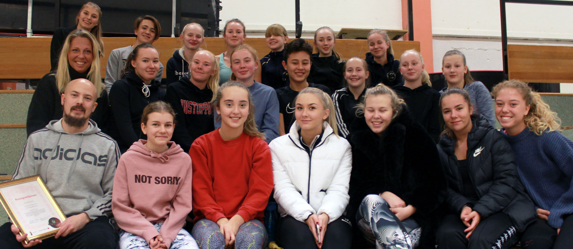 Bild på Norrtälje Gymnastikförening - mottagare av bidrag Roslagsmiljonen
