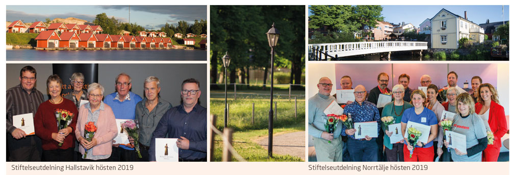 Bild från utdelning från Roslagens Sparbanks Stiftelser